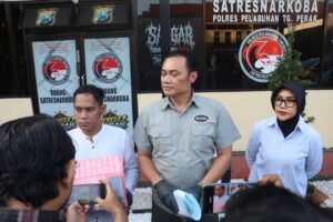 Polres Pelabuhan Tanjung Perak Amankan Residivis Pengedar Narkoba Sita 89,81 Gram Sabu