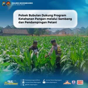 Polsek Bubulan Perkuat Pendampingan Petani, Dukung Ketahanan Pangan Nasional